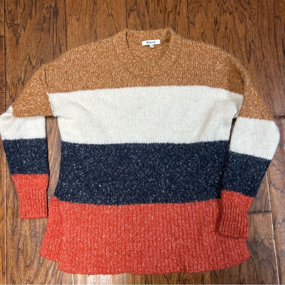 Madewell Striped Baxter Sweater Tunic